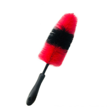 Car automobile wheel boss hub brush